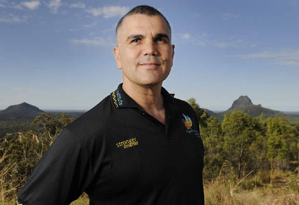 INSPIRATION: Bundaberg man Dr Chris Sarra was Queenslander of the Year in 2004 and has been nominated for Australian of the Year 2010 for his involvement in improving education for indigenous Australians.